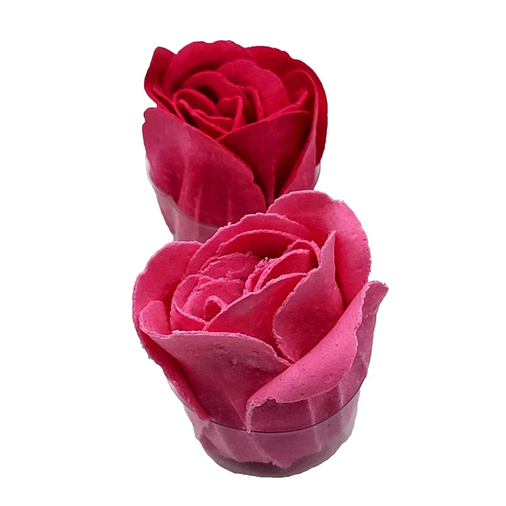 Vintage Handcrafted Delicate Pink Rose Petal Shaped Soap 2